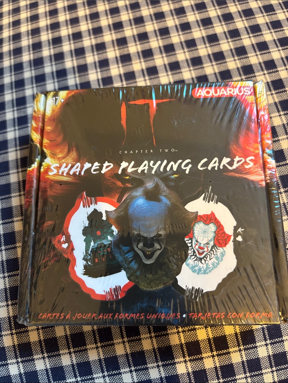 Warner Bros. IT Chapter Two Shaped Playing Cards - Black, Red & White